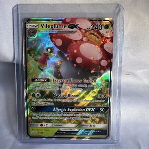 Pokemon Vileplume GX 4/236 Holo Ultra Rare Never Played Full Art NM